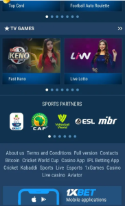 1xbet APP screenshot 2
