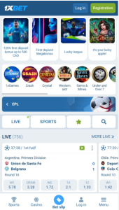 1xbet APP screenshot 3