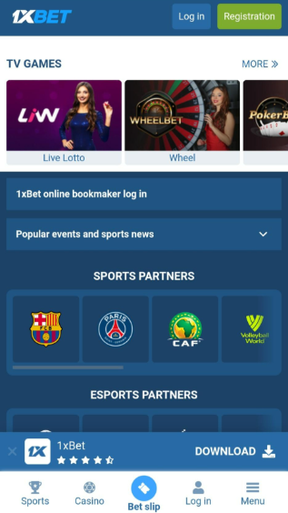 1xbet screenshot 2