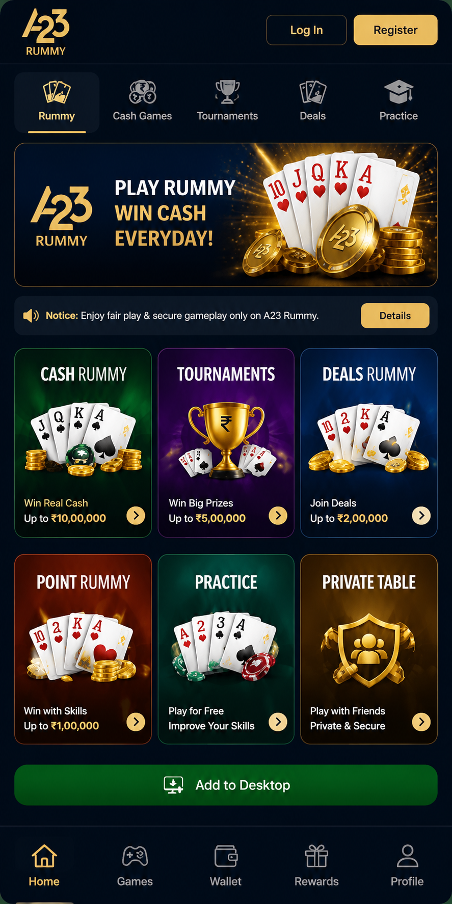 535 Bet screenshot 1