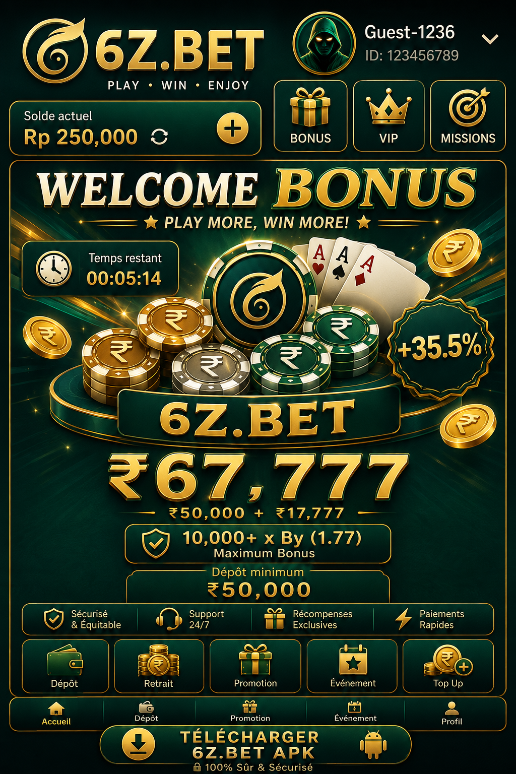 6z Bet screenshot 2