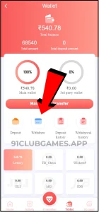 91 Lottery Game screenshot 2