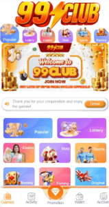 99 Club Game screenshot 2