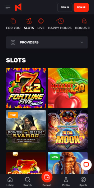 N1 Bet screenshot 1