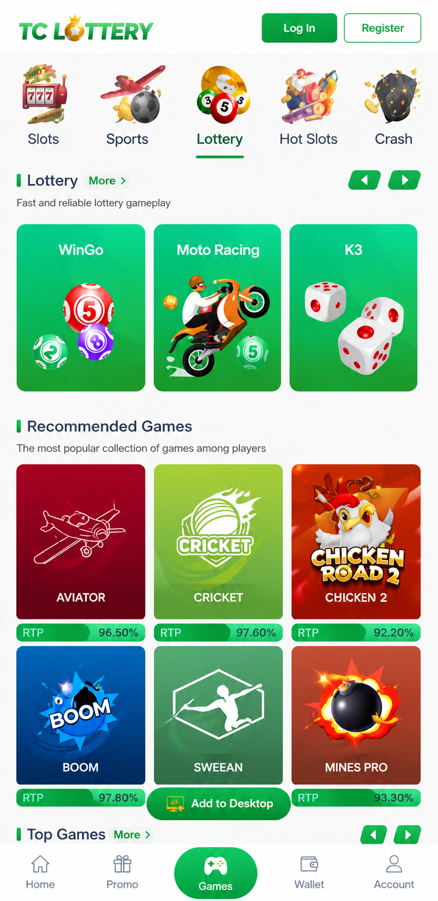 Tc Lottery screenshot 1