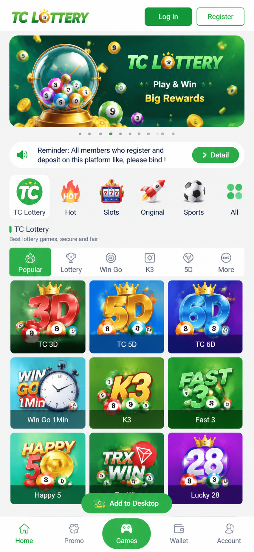 Tc Lottery screenshot 2